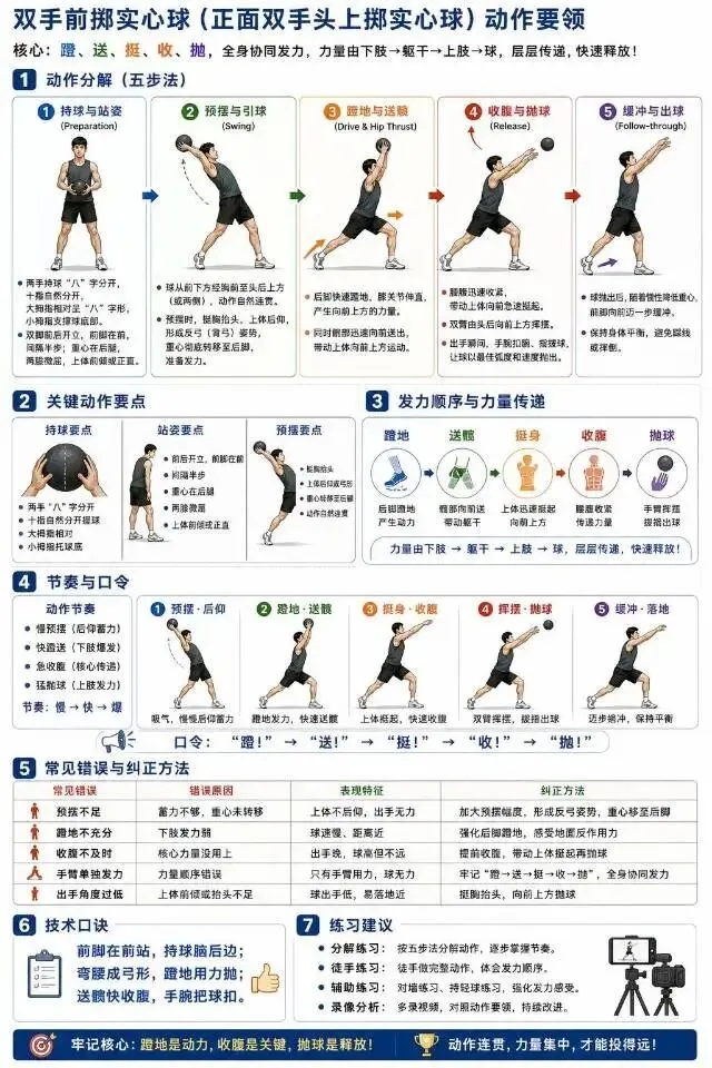 中考体育项目双手前掷实心球 第1张