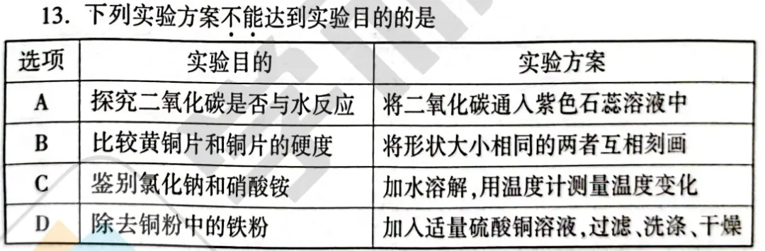 精准把脉初三模考考点,助力中考复盘冲刺,郑州初三模考化学试卷解析来啦! 第7张