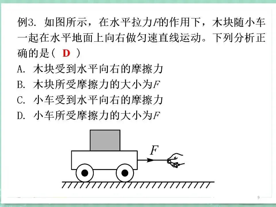 10中考物理专题复习-运动和力 第10张