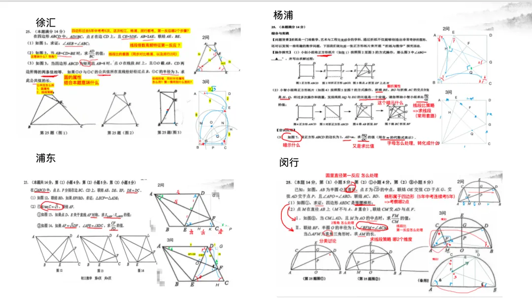 上海这4个区25题,隐藏中考题型规律? 第2张