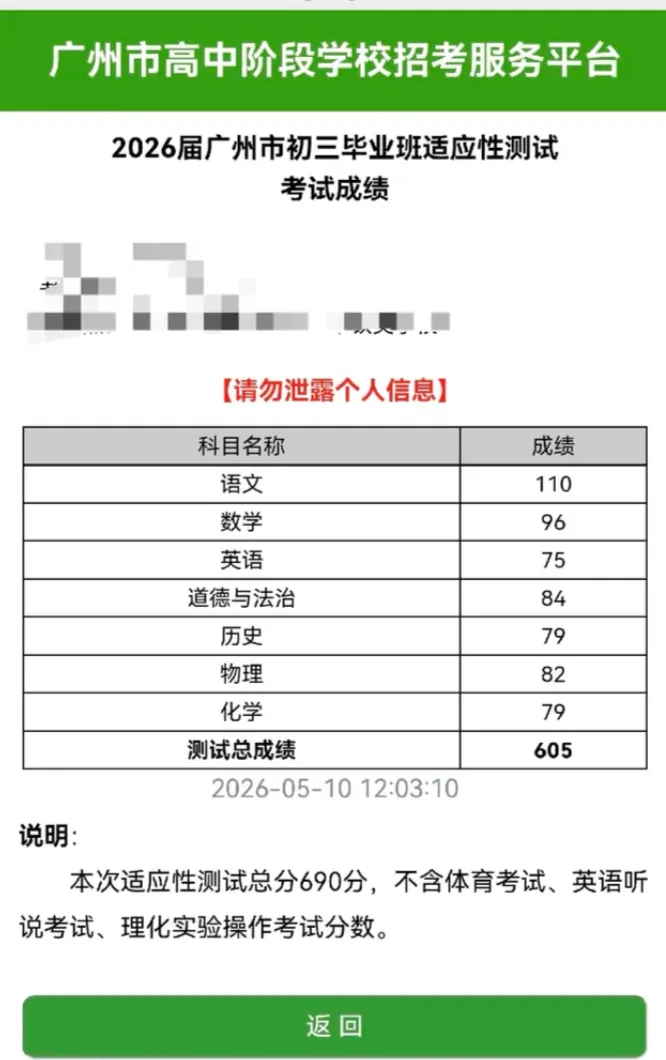 近年首次!广州中考一模出分,平均431分,577分上一梯度! 第10张