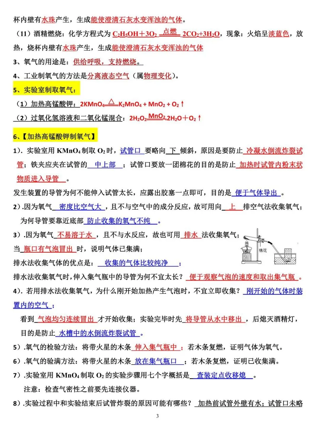 2026中考化学必背14大类知识点总结 第3张
