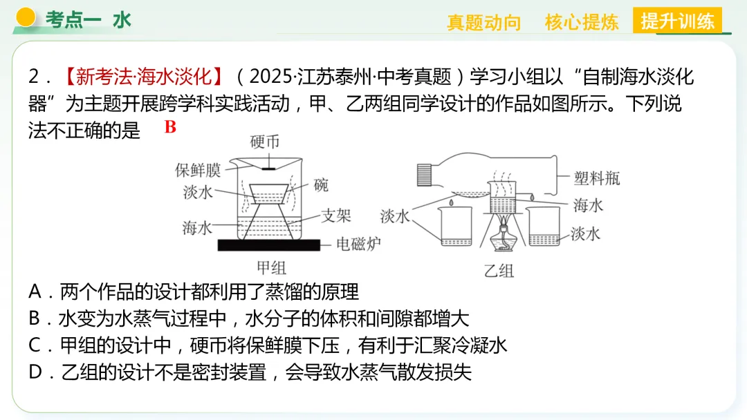 【中考总复习主题二——物质的性质和应用(水和溶液)】 第15张