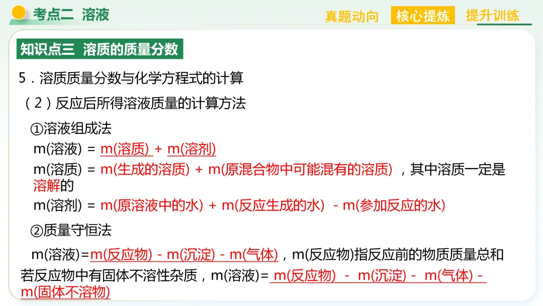 【中考总复习主题二——物质的性质和应用(水和溶液)】 第33张