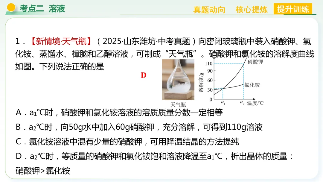 【中考总复习主题二——物质的性质和应用(水和溶液)】 第37张