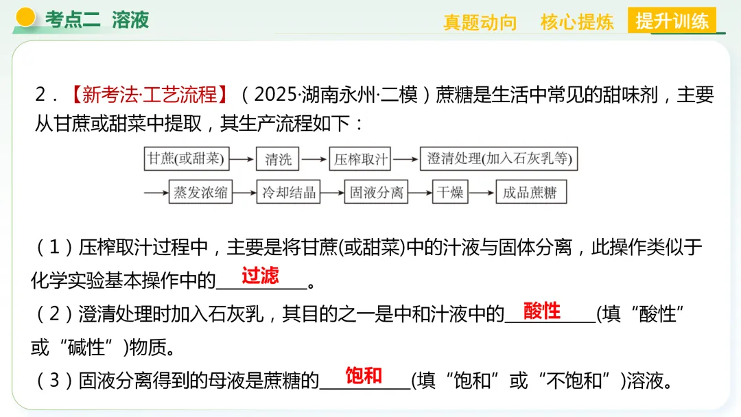 【中考总复习主题二——物质的性质和应用(水和溶液)】 第38张