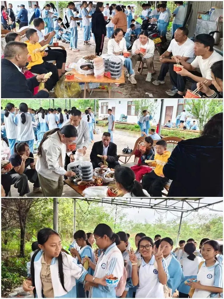 徒步砺心志 扬帆冲中考——民乐镇中学2026届学子青春出征 第5张