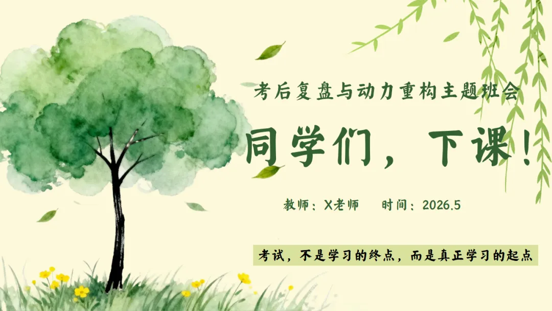 如何做好期中考后复盘总结?考后复盘与动力重构主题班会:质量分析复盘助力学生长远成长蜕变 第31张