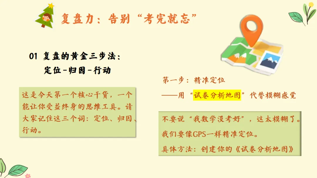 如何做好期中考后复盘总结?考后复盘与动力重构主题班会:质量分析复盘助力学生长远成长蜕变 第6张