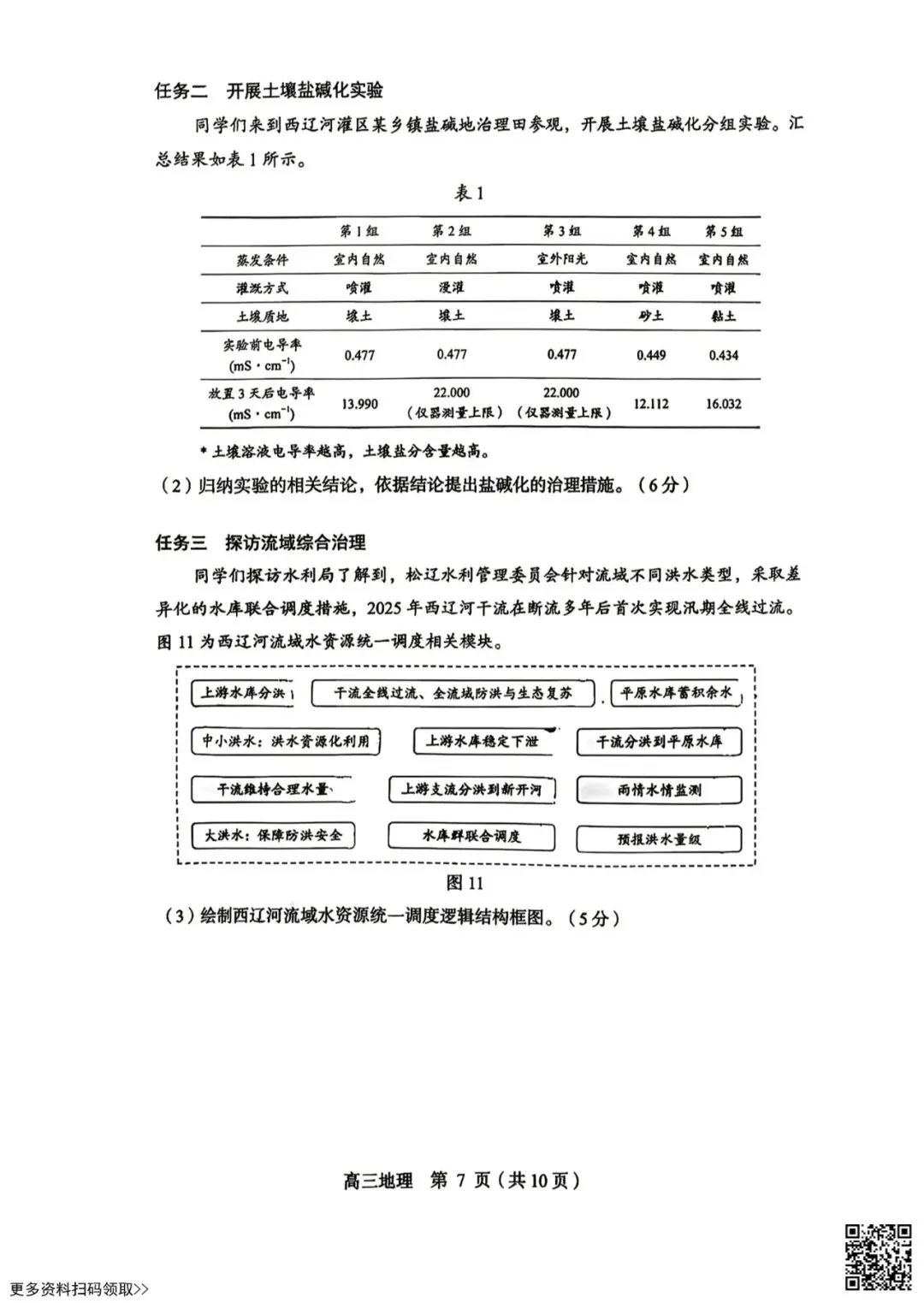 2026北京丰台高三二模地理试卷(含答案) 第6张