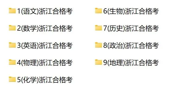 (全科)2026年浙江省合格考(学考)真题及答案解析 第1张