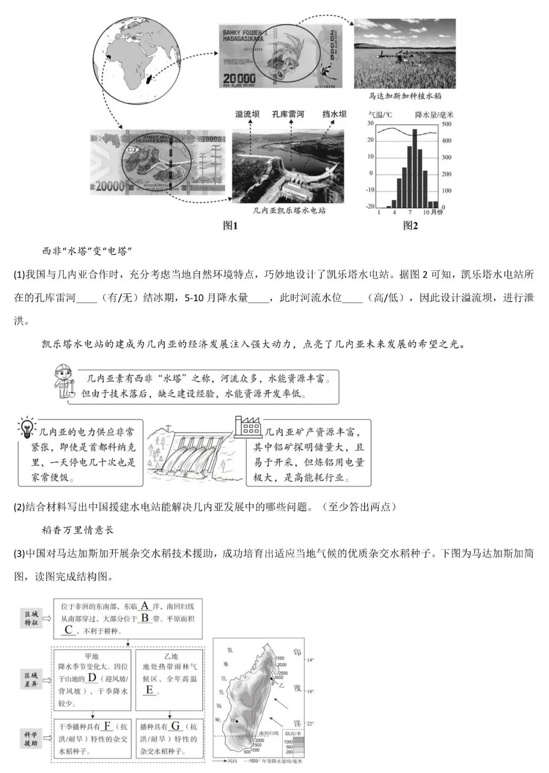 2026年中考地理填图速记:非洲+埃及(可下载) 第9张