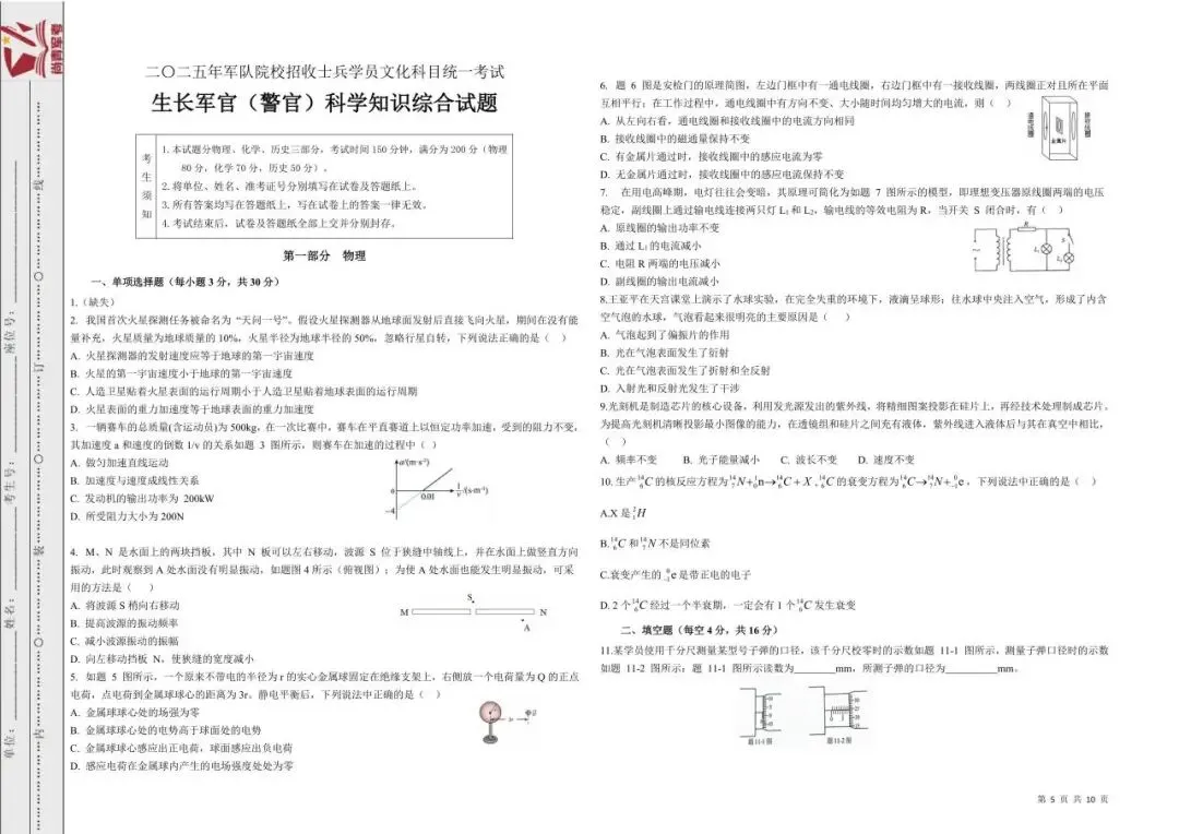 27年军考必备!内含全科真题及重要考点 第4张