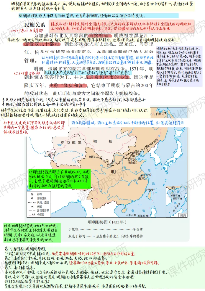 从中考真题把握《明朝的统治》教学重难点(含高清彩色备课笔记) 第4张