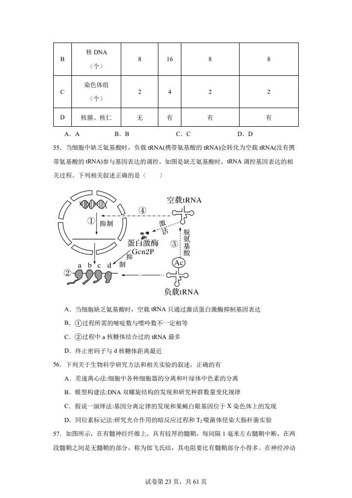 全网最难高中生物试卷,看你能考多少分! 第23张