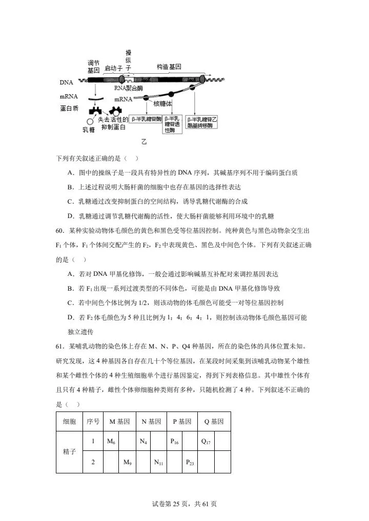 全网最难高中生物试卷,看你能考多少分! 第25张