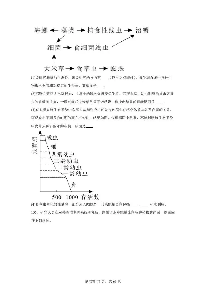 全网最难高中生物试卷,看你能考多少分! 第47张