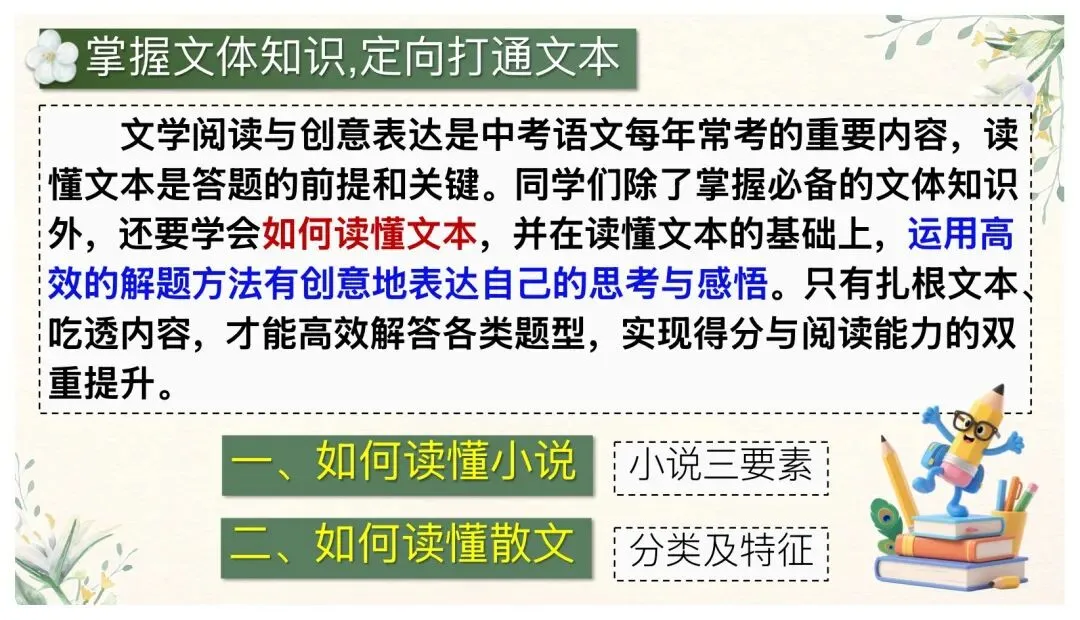 中考文学类文本阅读这样讲太赞了! 第4张