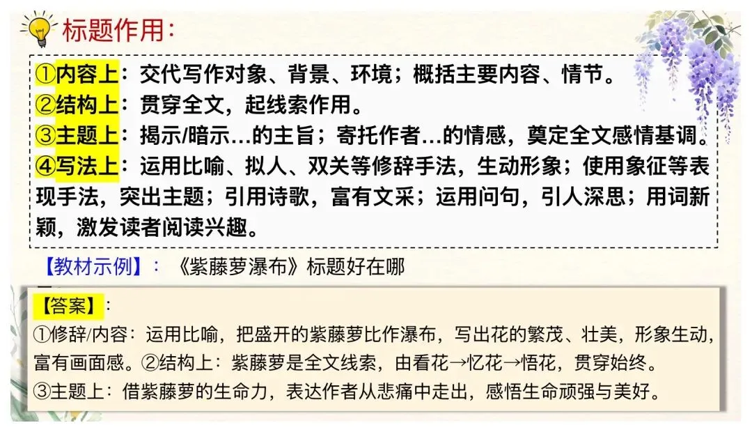 中考文学类文本阅读这样讲太赞了! 第25张