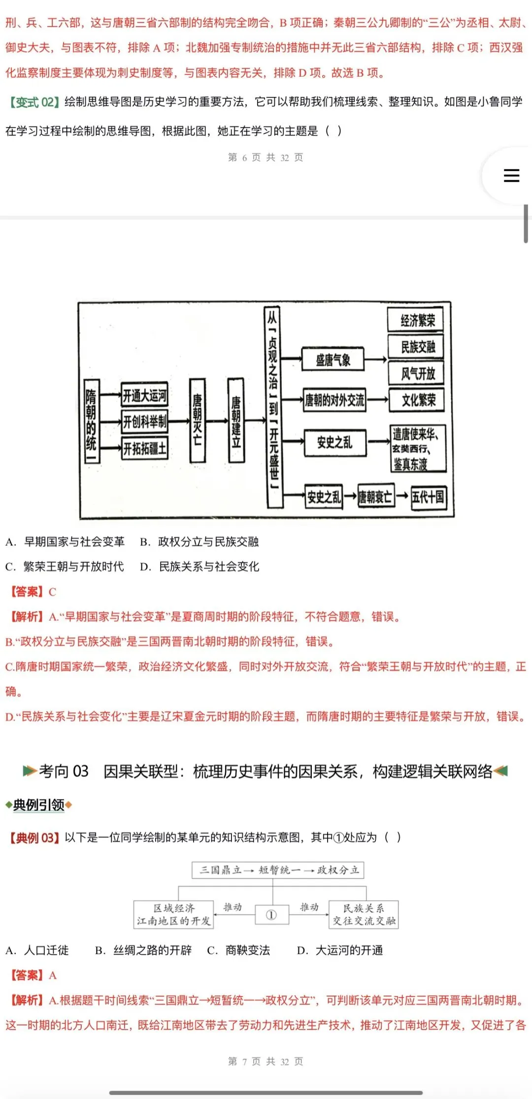 2026年中考历史:二轮复习知识清单+综合训练+解题方法与技巧35个专题含答案解析(全国通用)完整电子版文档可下载打印 第19张