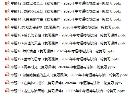 2026年中考道法选择题专项训练100题(6)六册综合(4.24更新) 第22张