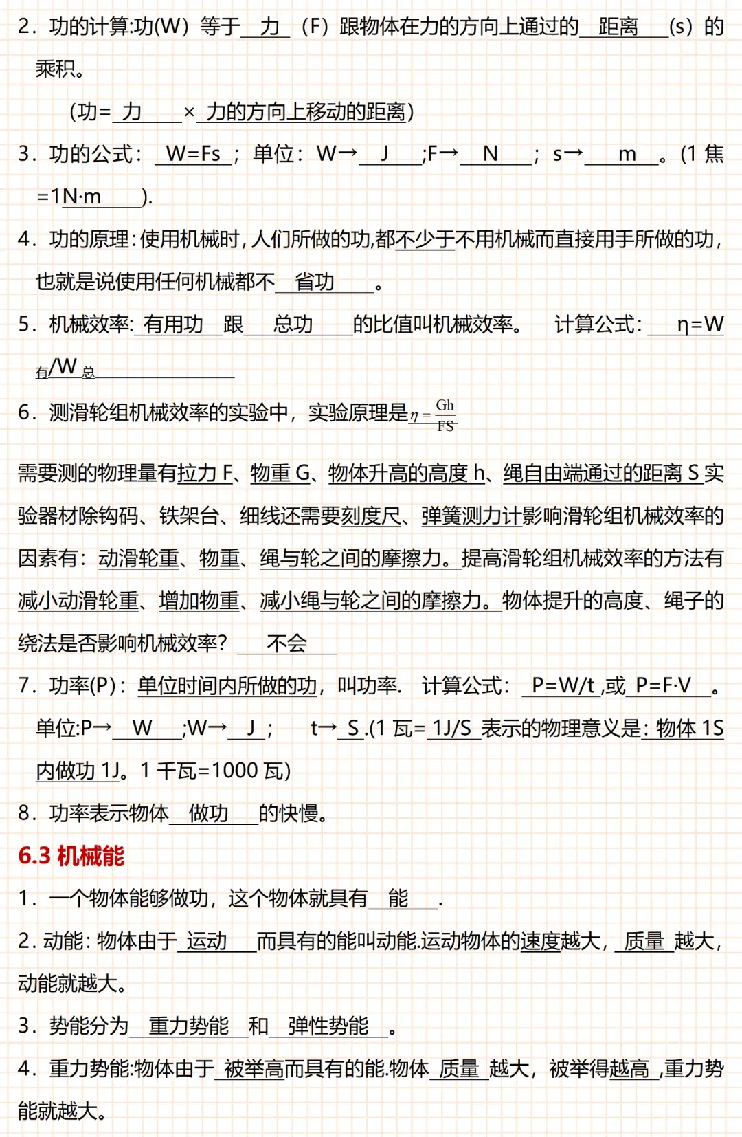 2026中考物理全部知识要点总结,务必让孩子看一遍! 第11张