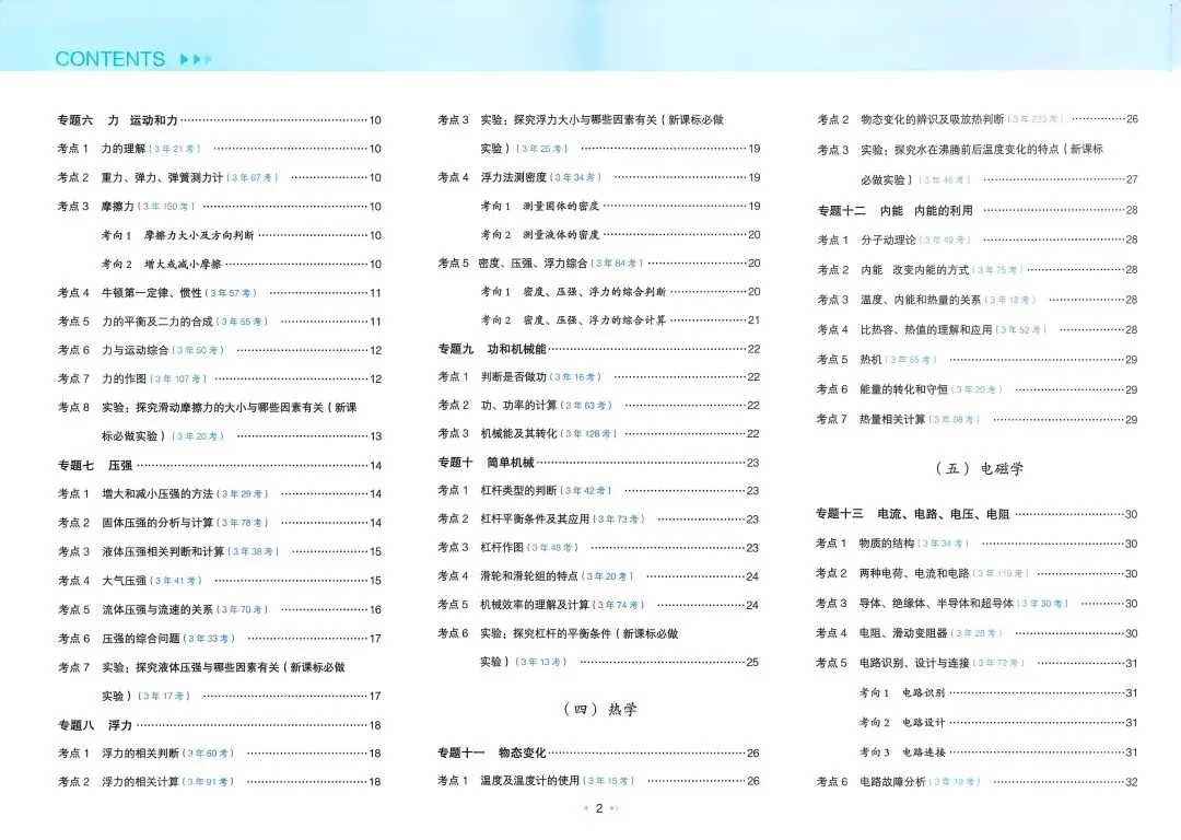中考物理:一本真题分类 第2张