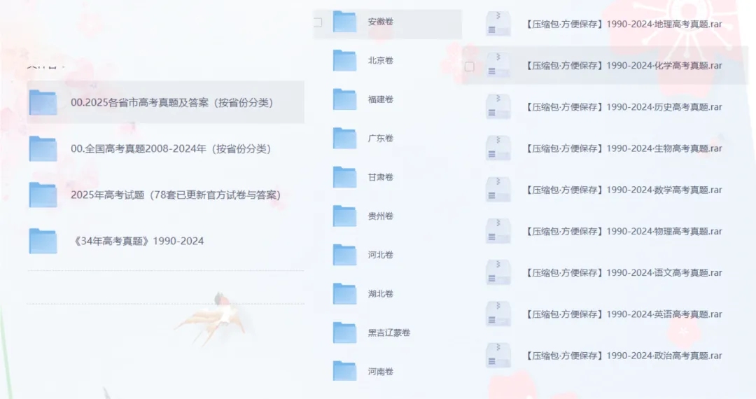 浙江省高考历年真题(2008-2025),语/数/英/物/化/生/历/地/政,全科目 含历年空白卷+详细答案解析(电子版PDF可编辑可打印) 第1张