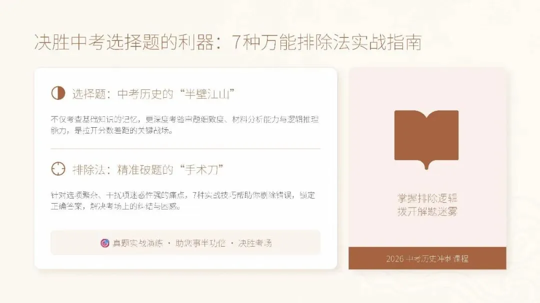 2026年 中考历史 选择题万能排除法课件 第3张 2026年 中考历史 选择题万能排除法课件 第3张