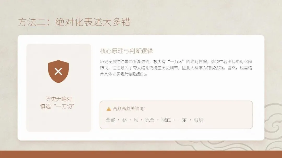 2026年 中考历史 选择题万能排除法课件 第8张 2026年 中考历史 选择题万能排除法课件 第8张