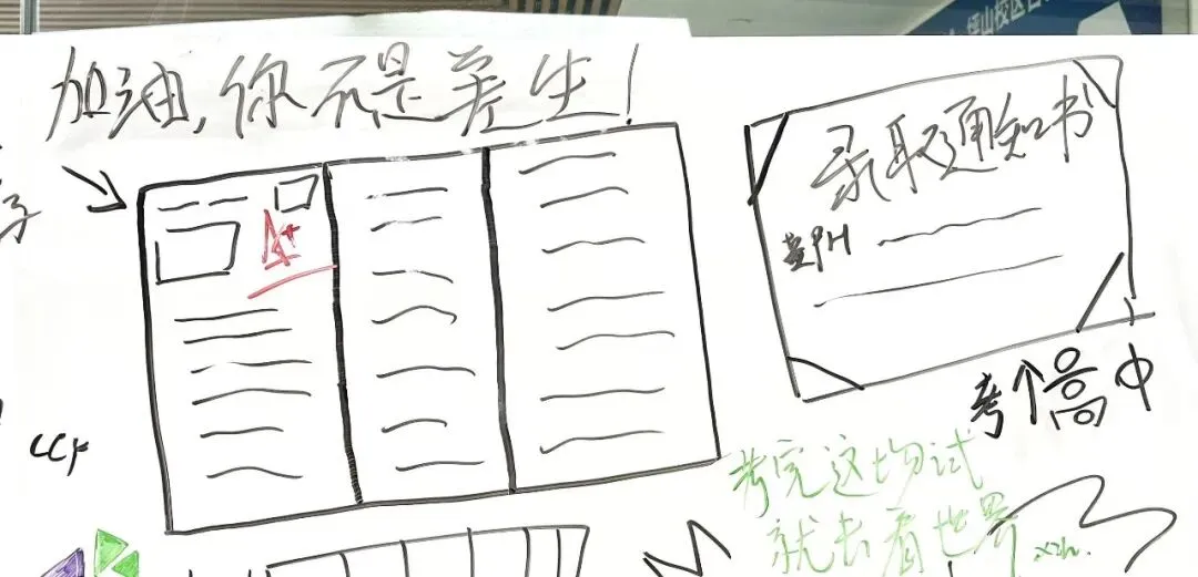 太好嗑!九年级学子白板大告白,写给中考的真心话全藏不住了~ 第9张