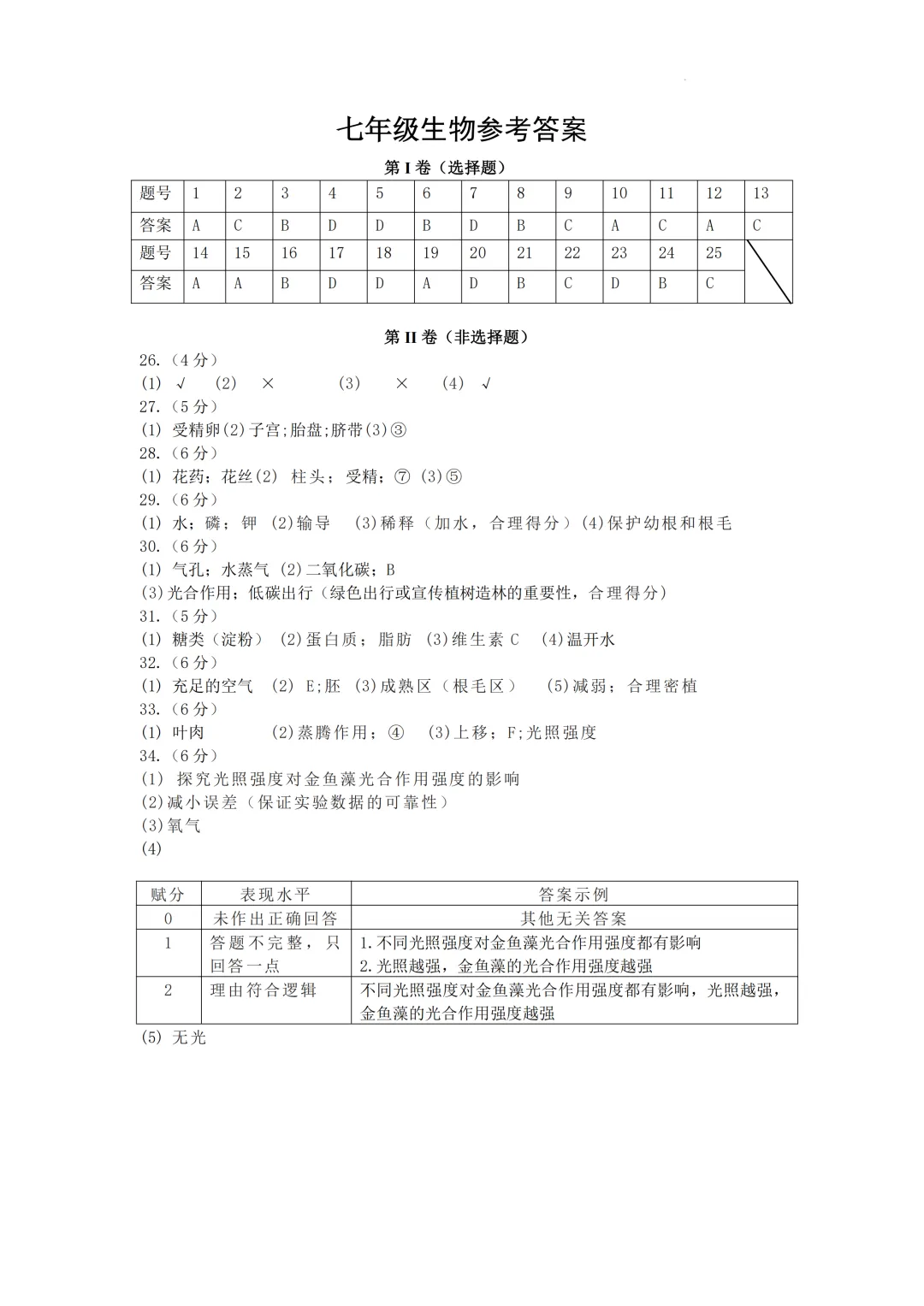 期中真题 | 福建省泉州市泉港区2025-2026学年七年级下学期5月期中核心素养培育材料试题(全科) 第8张