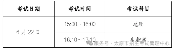 山西一地发布中考最新通知! 第5张