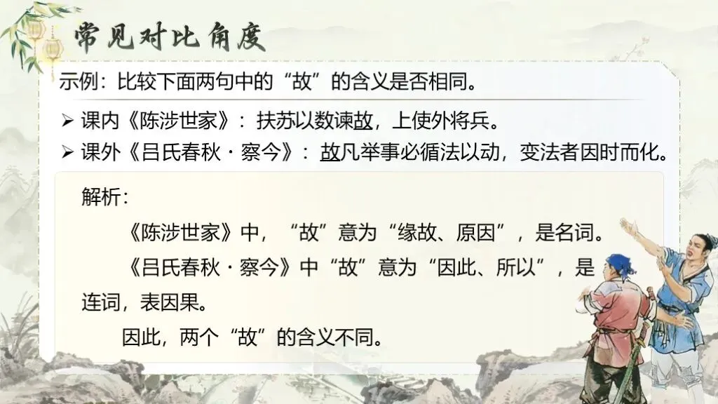 中考复习《专题十三:课内外文言文对比阅读》| 从“字词对应”到“主旨探究”,三步搞定压轴题! 第15张