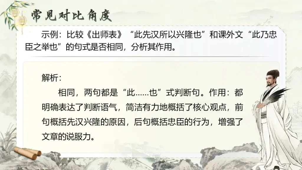 中考复习《专题十三:课内外文言文对比阅读》| 从“字词对应”到“主旨探究”,三步搞定压轴题! 第17张