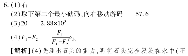 中考冲刺丨物理专项,分类练习4 第4张