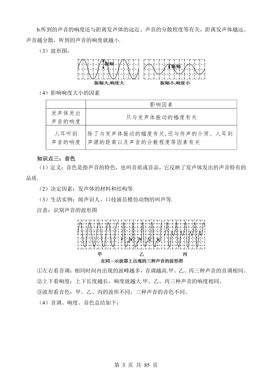 2026年中考丨中考物理核心考点总编 第11张