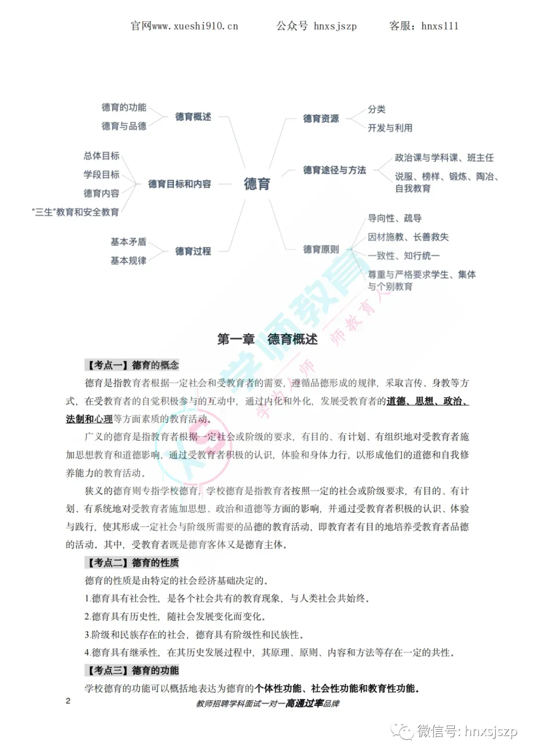 湖南教师笔试教育综合知识历年真题试卷40套 第20张