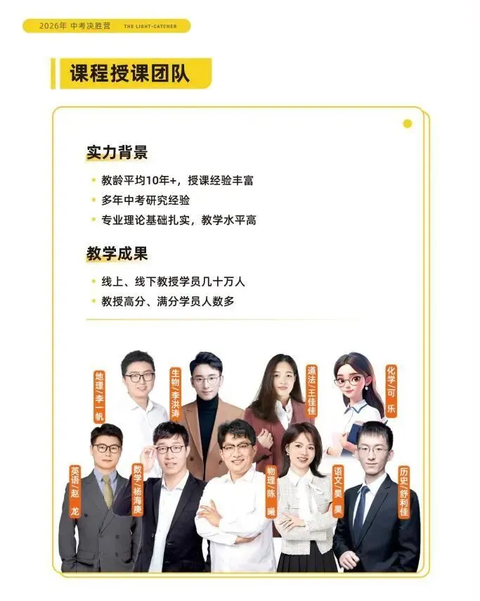 2026中考决胜营:逐梦向前行,冲刺提分的加速引擎! 第8张