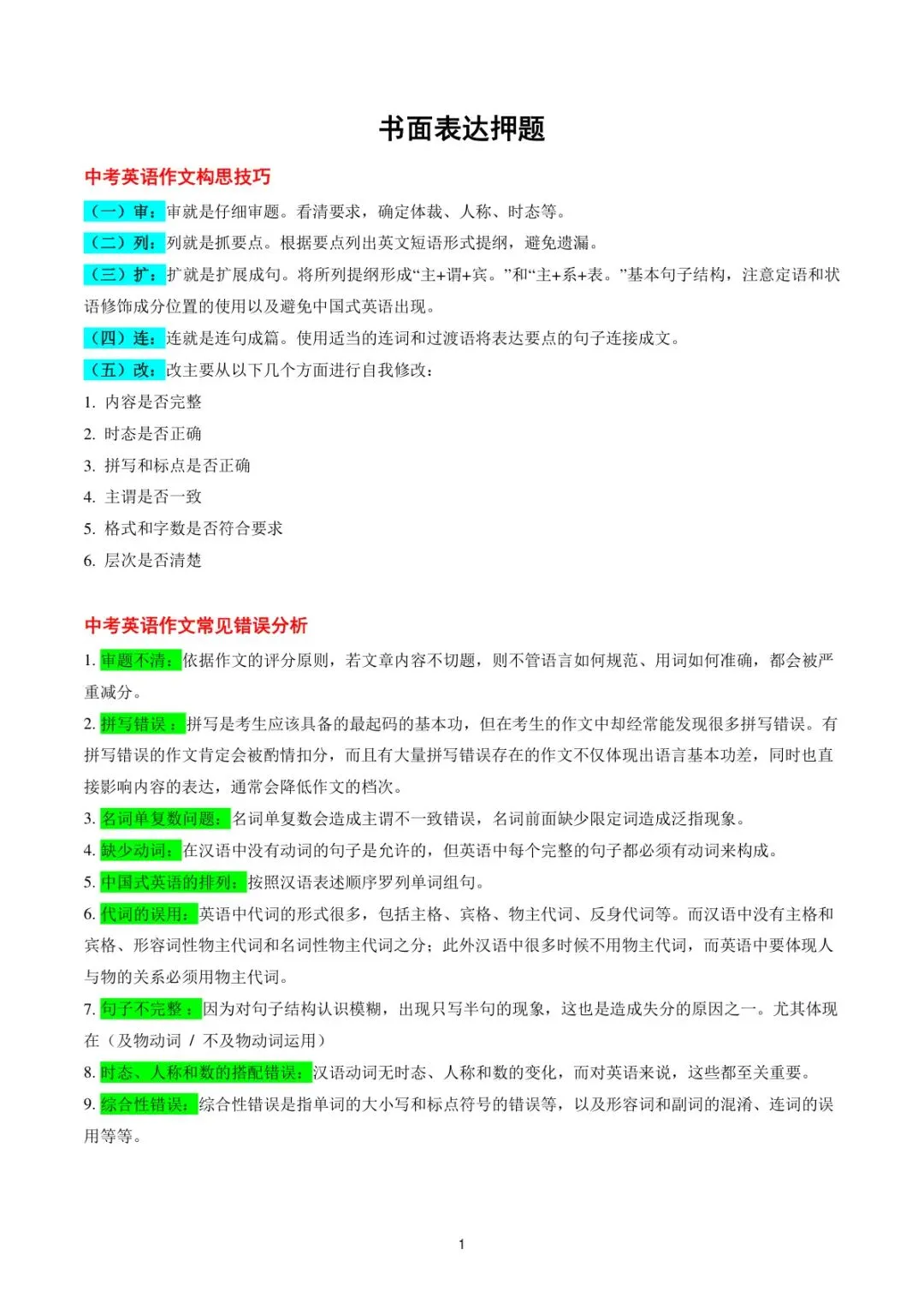 2026年中考英语热点话题作文预测(满分范文11篇)已更新(全国通用,可打印) 第2张