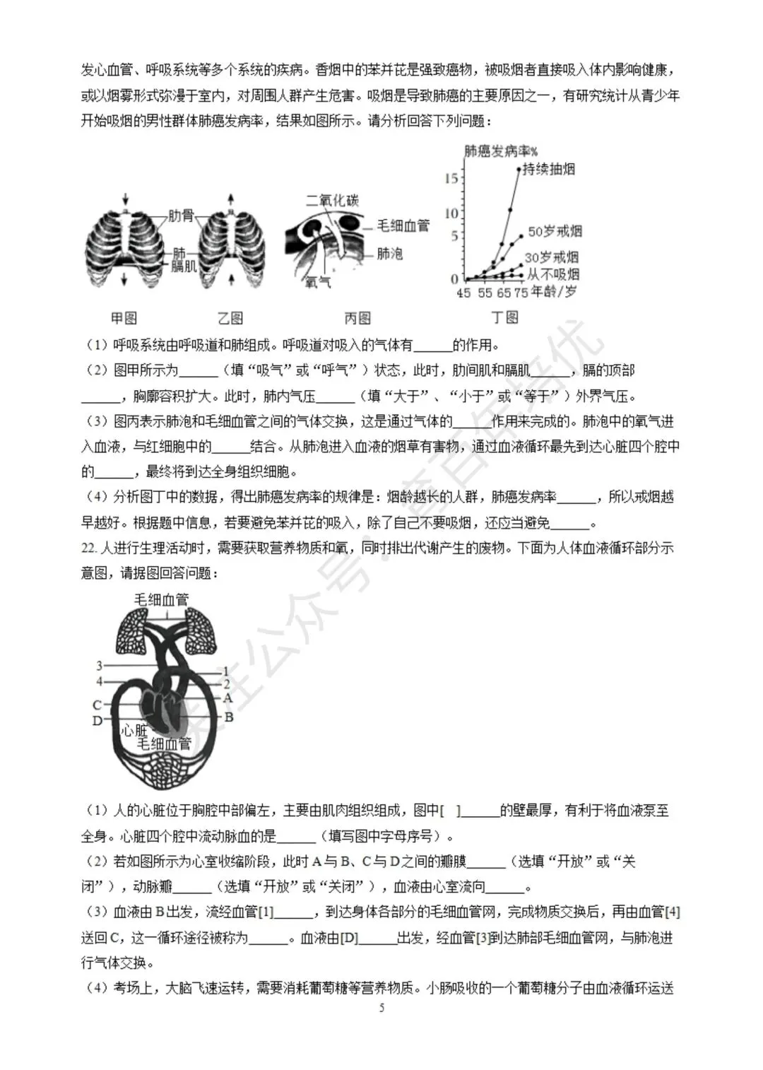 【滕州期末真题】2024年滕州市七年级下学期期末生物真题含答案 第6张