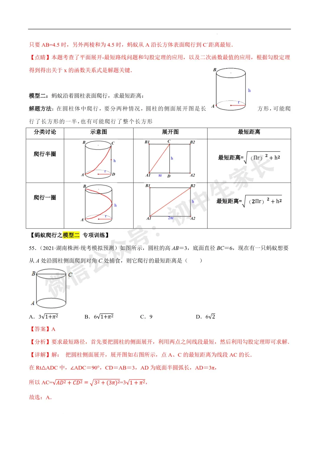 2026年中考数学几何最值问题重点题型汇编(全国通用),可打印! 第84张