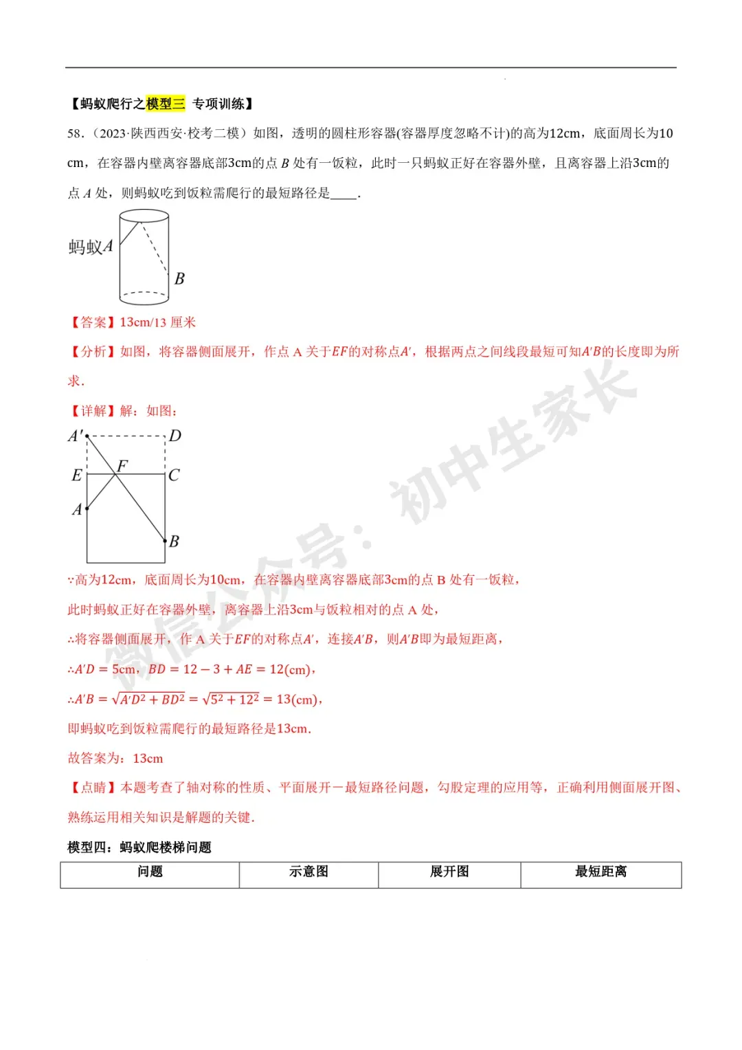 2026年中考数学几何最值问题重点题型汇编(全国通用),可打印! 第87张