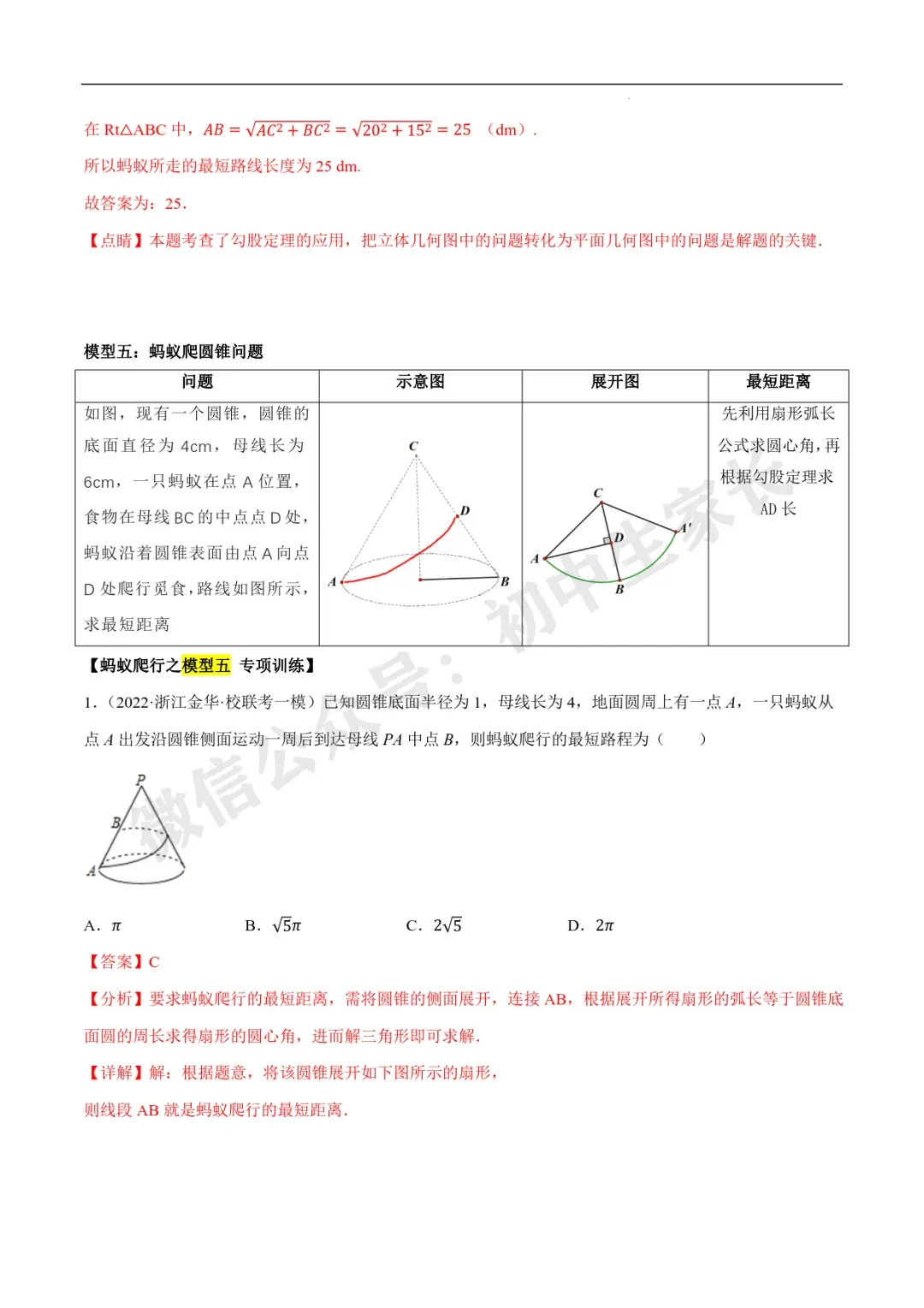 2026年中考数学几何最值问题重点题型汇编(全国通用),可打印! 第90张