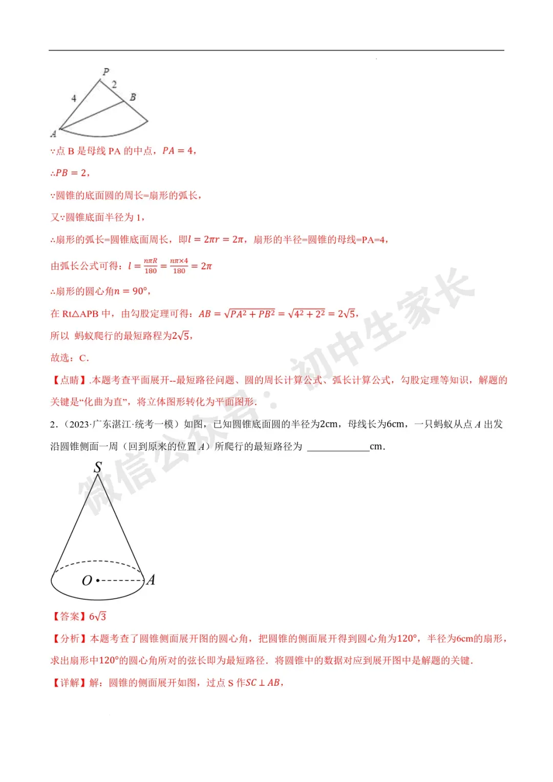 2026年中考数学几何最值问题重点题型汇编(全国通用),可打印! 第91张