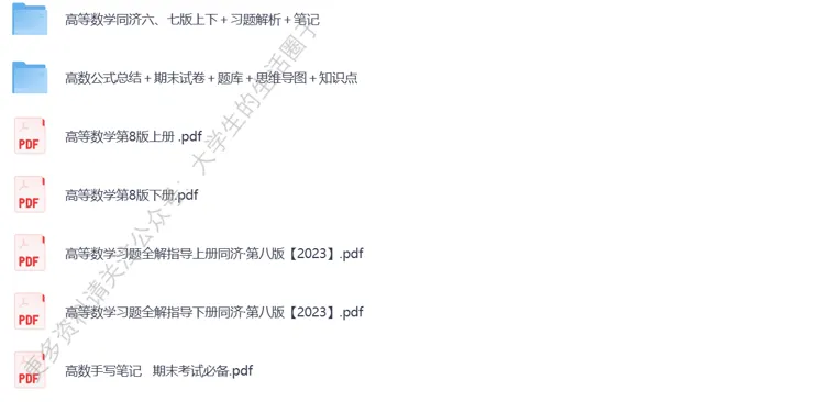 《高等数学》全版本+题库+期末试卷+复习速成资料 第1张 《高等数学》全版本+题库+期末试卷+复习速成资料 第1张