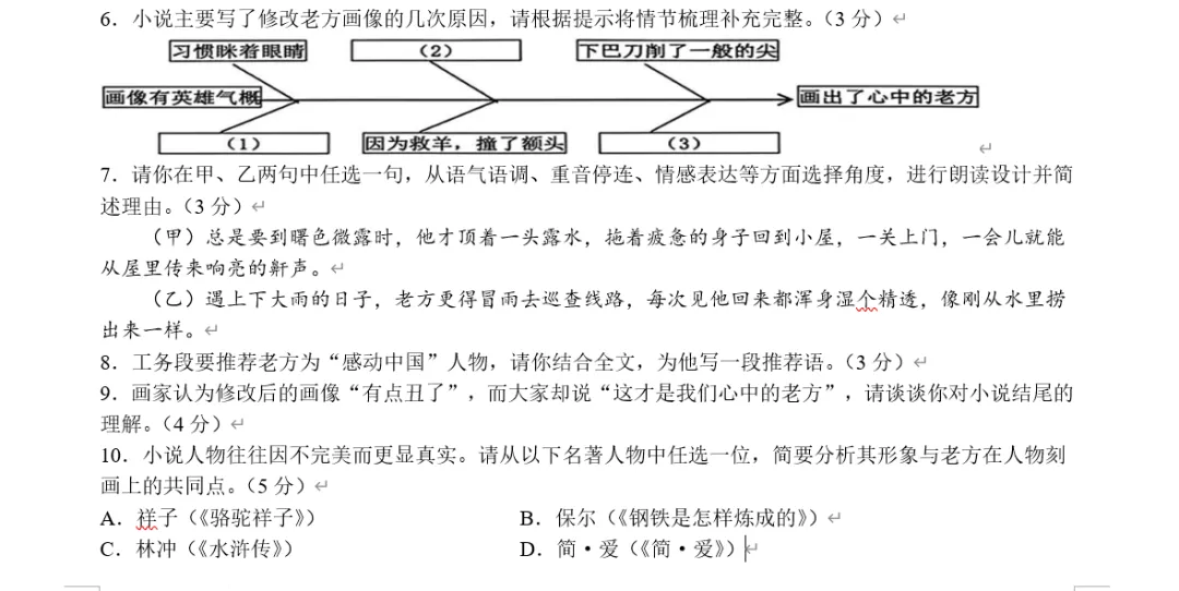 谈谈杭城F4区26年中考一模阅读与写作 第4张