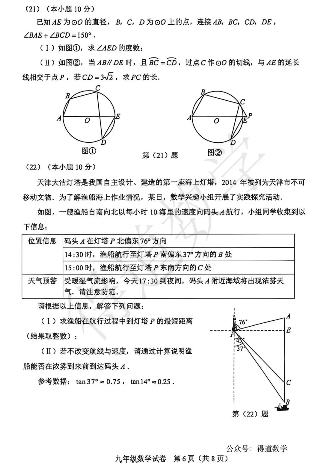 中考二模结束,感觉难度如何,“会做不对”可能是很多人的感受?(附和平南开河西三区数学试卷) 第8张