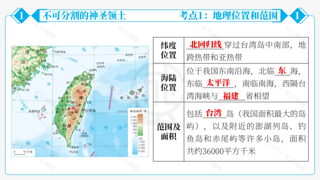 新教材 | 中考一轮复习·祖国的神圣领土——台湾(课件+导学单+练习题) 第27张
