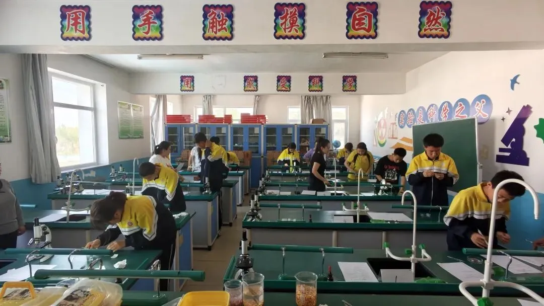 模考砺锋芒 逐梦向中考——杜尔基中学开展理化生实验模拟演练 第5张